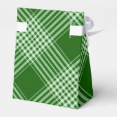 緑と白の格子縞 フェイバーボックス (裏面サイド)