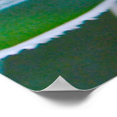 緑と白の植物のクローズアップ写真 ポスター (角)