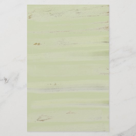緑と白の水の色のソープラップ紙 (裏面)