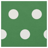 緑と白の水玉模様パターンDIYホビーファブリック ファブリック (クローズアップ)