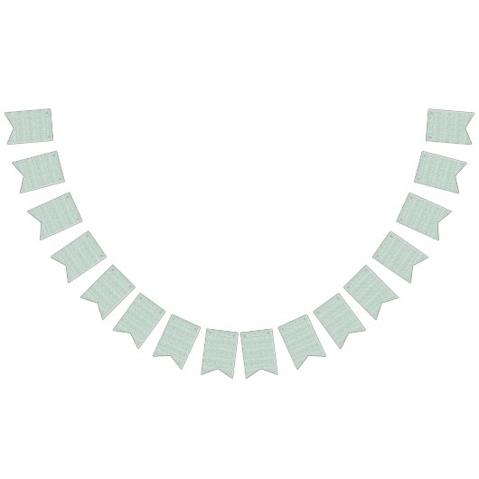 緑と白の背景に小さな葉っぱが散りばめられている バンティングフラッグ (全)