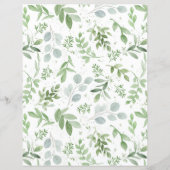 緑と白の花いくつコルクのサイン (裏面)