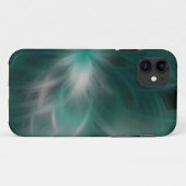 緑と白の花のテクスチャ電話ケース Case-Mate iPhoneケース (裏面(横))