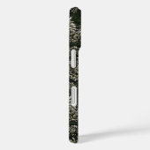 緑と白の菊で赤くなる Case-Mate iPhoneケース (裏面 / 右)