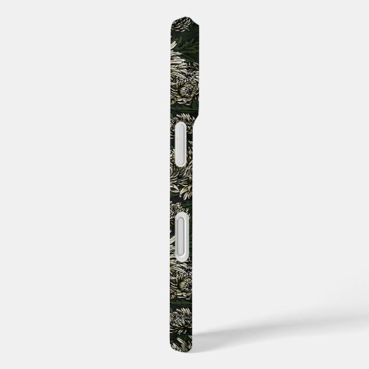 緑と白の菊で赤くなる Case-Mate iPhoneケース (裏面 / 右)