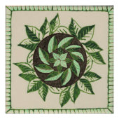 緑と白の離れポスター ポスター (正面)