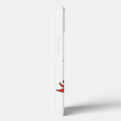 緑と白のiPadケースにかわいい赤いドラゴン Case-Mate iPhoneケース (裏面 / 右)