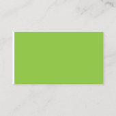 緑と白のWebサイ縁どト コーリングカード (裏面)