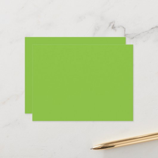 緑と白のWebサイ縁どト ポストカード (正面/裏面インサイチュ)