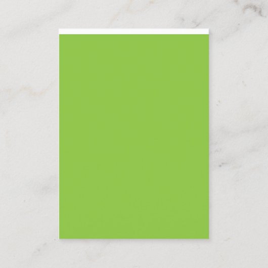 緑と白のWebサイ縁どト 名刺 (裏面)