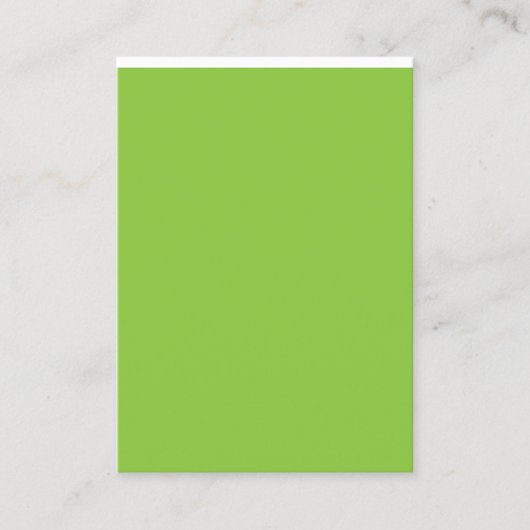 緑と白のWebサイ縁どト 名刺 (正面)