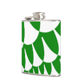 緑と白はかりで測 フラスク (左)