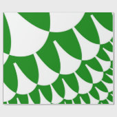緑と白はかりで測 ラッピングペーパー (フラット)
