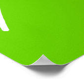 緑と白キウイ ポスター (角)