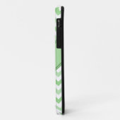 緑と白シェブロン斜め文字iPhone 5ケース Case-Mate iPhoneケース (裏面/左)