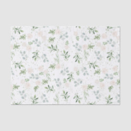 緑と白ティッシュペーパー 薄葉紙