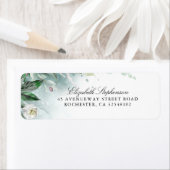 緑と白結婚花 ラベル (インサイチュ)