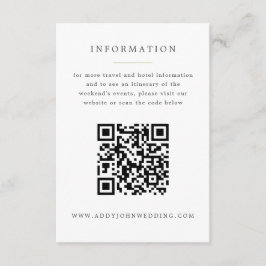 緑と白、あじさい情報 エンクロージャーカード