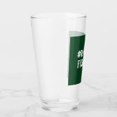 緑と白#1パパ永遠の父の日の贈り物 タンブラーグラス (右)