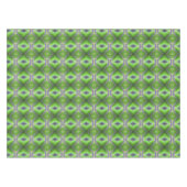 緑と紫のデザイン テーブルクロス (正面(横))