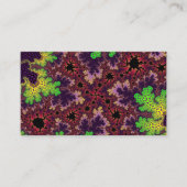 緑と紫の斑点 名刺 (正面)