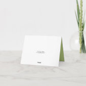 緑と紫の水カラーフローラ サンキューカード (裏面)