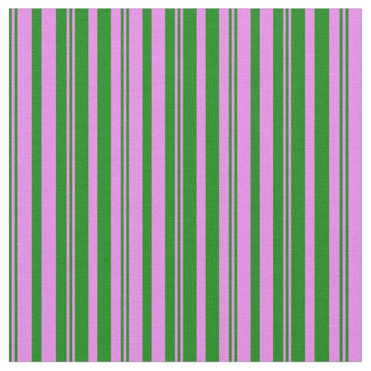 緑と紫の色のストライプ ファブリック (クローズアップ)