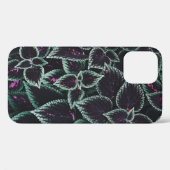 緑と紫の葉植物 Case-Mate iPhoneケース (裏面 (横))
