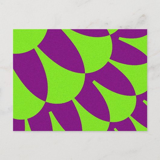 緑と紫はかりで測 ポストカード (正面)