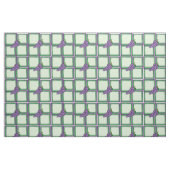 緑と紫+ブドウ生地 ファブリック (ファットクウォーター)