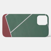 緑と茶のスポーツ場イラストレーション Case-Mate iPhoneケース (裏面 (横))