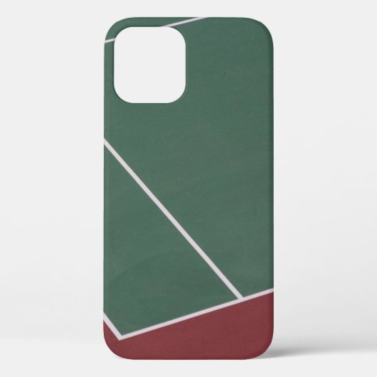 緑と茶のスポーツ場イラストレーション Case-Mate iPhoneケース (裏面)