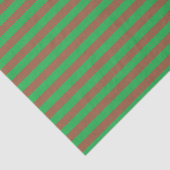 緑と茶色のストライプ 薄葉紙 (詳細)
