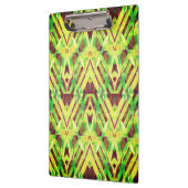 緑と茶色のパターン クリップボード (左)