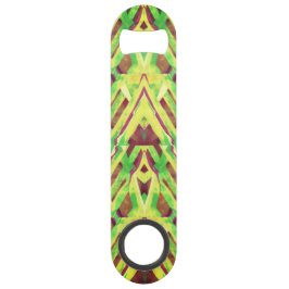 緑と茶色のパターン スピード栓抜き