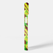 緑と茶色のパターン Case-Mate iPhoneケース (裏面 / 右)