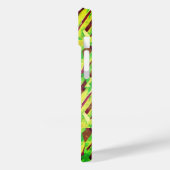 緑と茶色のパターン Case-Mate iPhoneケース (裏面 / 左)