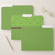 緑と茶色の半円の格子模様