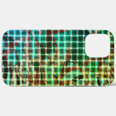 緑と茶色の同様のドライストローのバスケットスタイル Case-Mate iPhoneケース (裏面 (横))