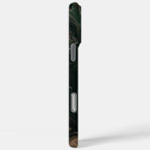 緑と茶色の大理石 – 紙のマーリングスタイル Case-Mate iPhoneケース (裏面 / 右)