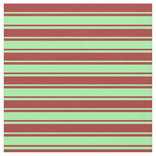 緑と茶色の色のストライプパターン ファブリック (クローズアップ)