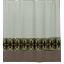 緑と茶色の色合いの装飾ミックス