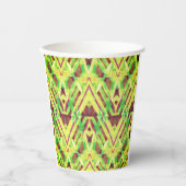 緑と茶色 紙コップ (正面)