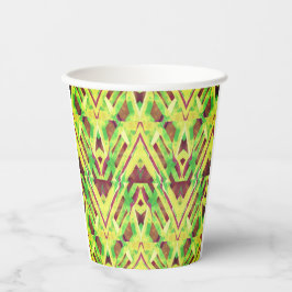緑と茶色 紙コップ