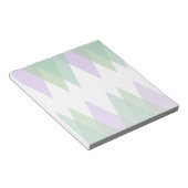 緑と薄紫の三角形 ノートパッド (アングル)
