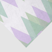 緑と薄紫の三角形 薄葉紙 (詳細)