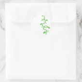 緑と豆のつる ラウンドシール (バッグ)
