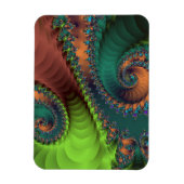 緑と赤のらせん階段 マグネット (縦)