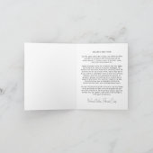 緑と赤のアーティスティックなペイントフレームと7枚の写真 シーズンカード (内部)