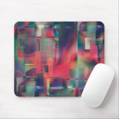 緑と赤のイメージレイヤとわずかに壁の色調 マウスパッド (マウス)